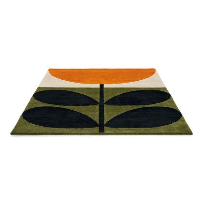 Orla Kiely Stem Black Rug 180cm x 120cm