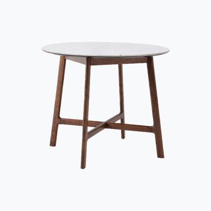 Bibao Mid-Century Round Dining Table