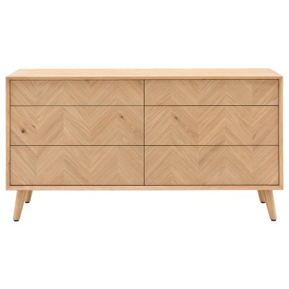 Gallery Direct Milano 6 Drawer Chest Gallery Direct Milano 6 Drawer Chest