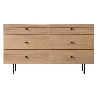 Gallery Direct Okayama 6 Drawer Chest Gallery Direct Okayama 6 Drawer Chest