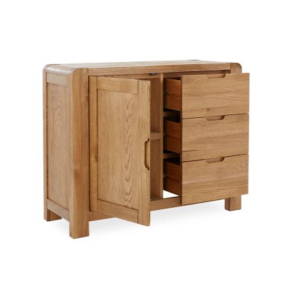 Nordic Dining Small Oak Sideboard