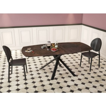 Giza Dining Table Ceramic Extending Dining Table