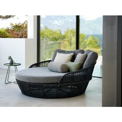 Cane-Line Ocean Dark Grey Soft Rope Day Bed