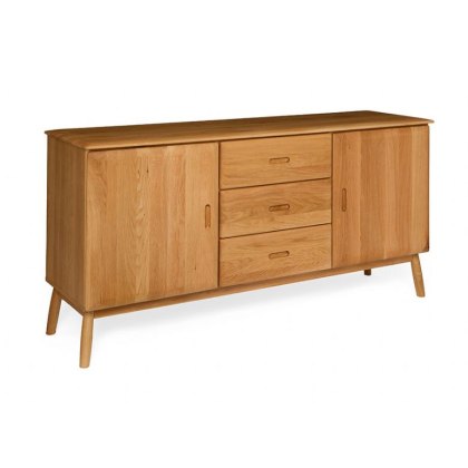 Malin Dining Malin Mid Century Modern Oak Sideboard