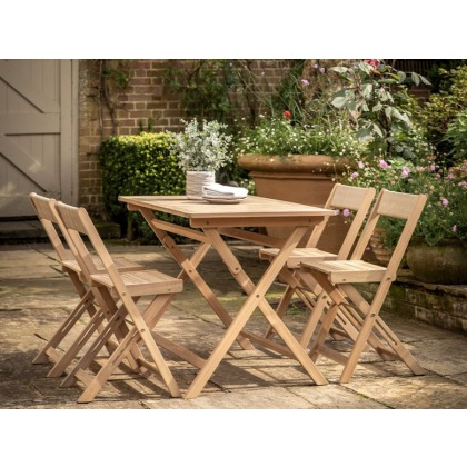 Calp Acacia Foldable Garden Dining Set