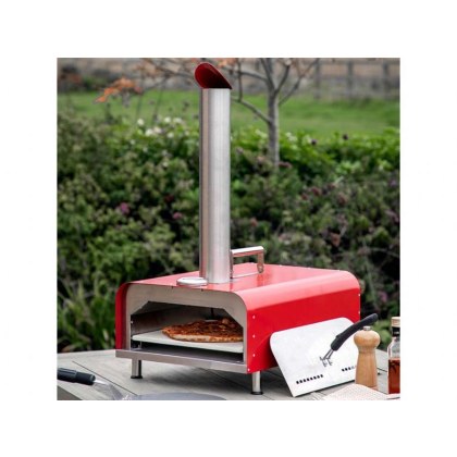 Home Outdoor Pellet Pizza Oven - Red