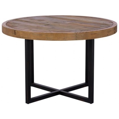 Halsey Reclaimed 120cm Round Dining Table