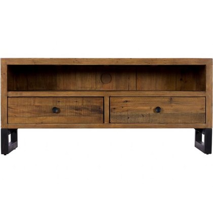 Halsey Reclaimed TV Unit with Drawers