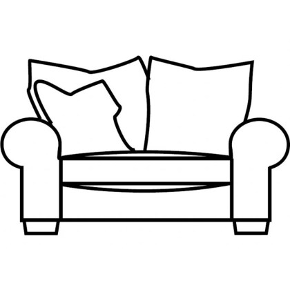 Cuddler Sofa Formal Back