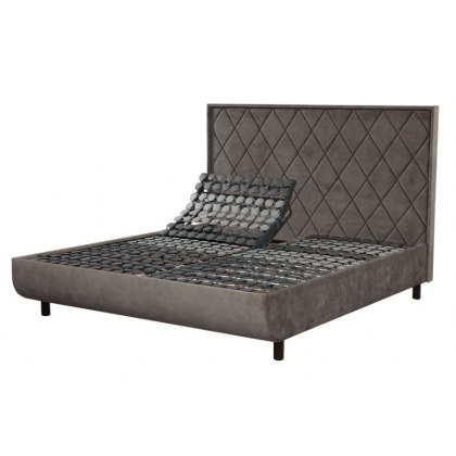 Tempur Arc 50 King Adjustable Disc Bed with Quilted Headboard