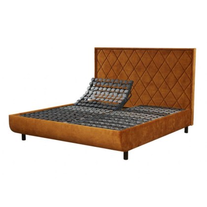 Tempur Arc Super King Adj Disc Bed with Quilted Headboard