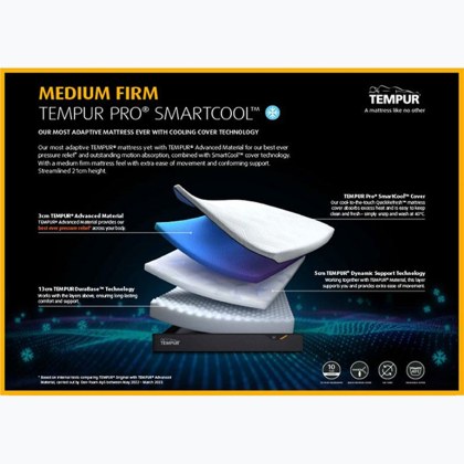Tempur Pro 21cm SmartCool - Medium/Firm Small Single Mattress Tempur Pro 21cm SmartCool - Medium/Firm Small Single Mattress
