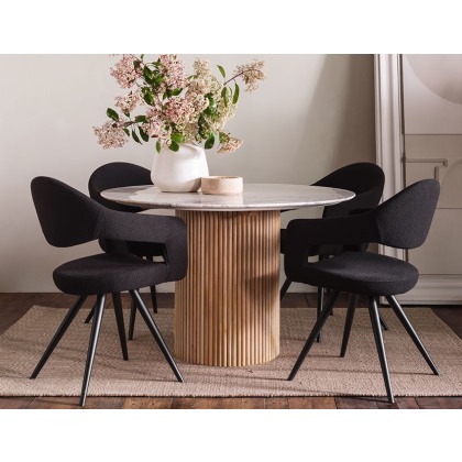 Raffi Dining Jasmine Black Chair