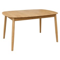 Malin Mid-Century Modern Small Extending Dining Table 125-165cm Malin Mid-Century Modern Small Extending Dining Table 125-165cm