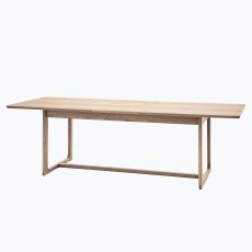 Carl 2m Extending Rectangular Oak Dining Table