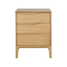 Ercol Rimini 3 Drawer Bedside Cabinet