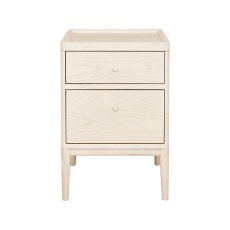 Ercol Salina 2 Drawer Bedside Cabinet