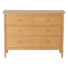 Ercol Teramo 5 Drawer Wide Chest Ercol Teramo 5 Drawer Wide Chest