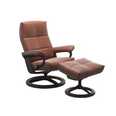 Stressless David Large Recliner Signature Large Recliner Chair & Stool