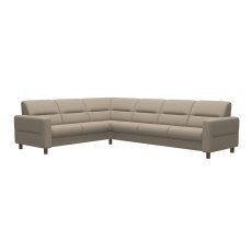 Stressless Fiona 6 Seater Corner Sofa With Upholstered Arms