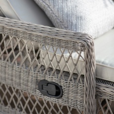 Menton Country Rattan Lounger | Stone Menton Country Rattan Lounger | Stone