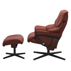 Stressless Reno Small Cross Chair & Stool