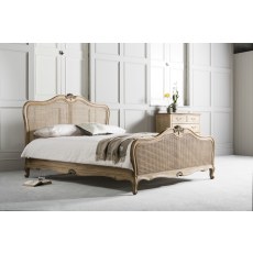 Ashwell Weathered King Size Cane Bed