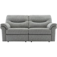 G Plan Washington Soft Cover 3 Seater Double Manual Recliner Sofa