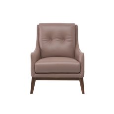 Natuzzi Editions Amicizia Armchair With Wooden Feet