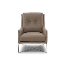 Natuzzi Editions Amicizia Armchair With Metal Feet