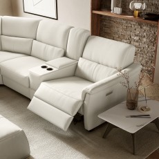 Natuzzi Editions Astuzia Leather Corner Sofa