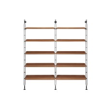 Kartell Adam Wood by Philippe Starck 10 Shelf Bookcase Dark Wood Kartell Adam Wood by Philippe Starck 10 Shelf Bookcase Dark Wood