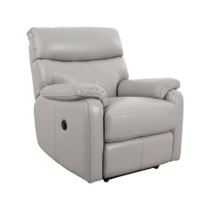 Scott Power Recliner Chair - Lead Grey