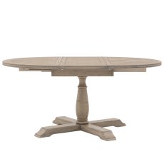 Gallery Direct Rustique Round Extending Dining Table Gallery Direct Rustique Round Extending Dining Table