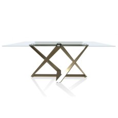 Millennium 180cm Fix Glass Table