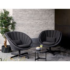 Cane-line Peacock Lounge Chair W/ Swivel Base