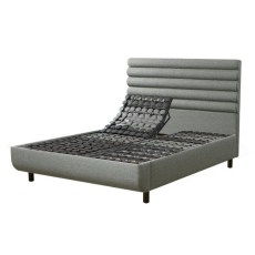 Tempur Arc King Adj Disc Bed with Vectra Headboard