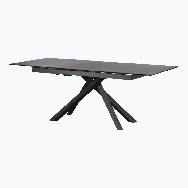 Santiago 160cm Dark Grey Extending Dining Table Santiago 160cm Dark Grey Extending Dining Table