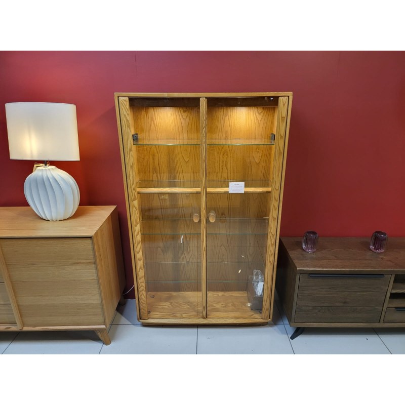 Ercol Windsor Medium Display Cabinet Ercol Windsor Medium Display Cabinet