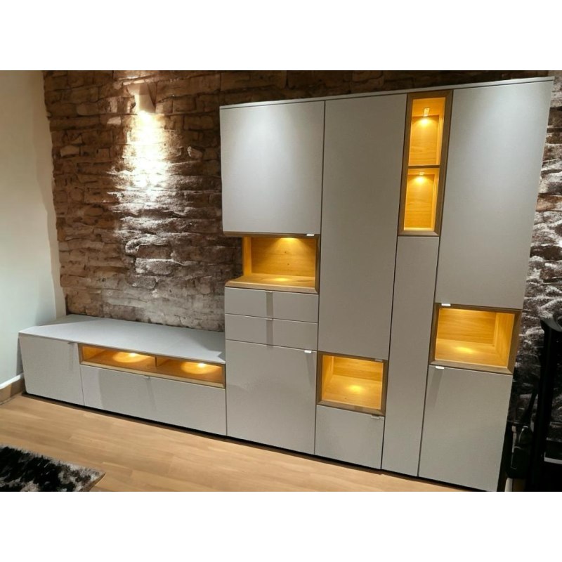 Venjakob Andiamo 160cm Tall Cabinet and 180cm Lowboard Venjakob Andiamo 160cm Tall Cabinet and 180cm Lowboard