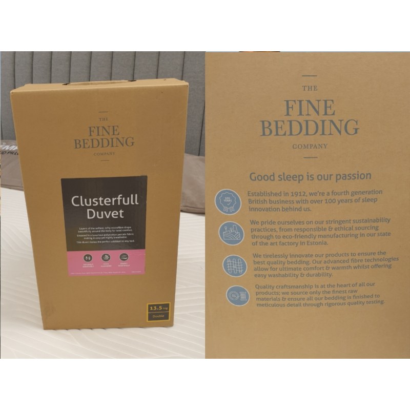 The Fine Bedding Company Clusterful Double Duvet The Fine Bedding Company Clusterful Double Duvet