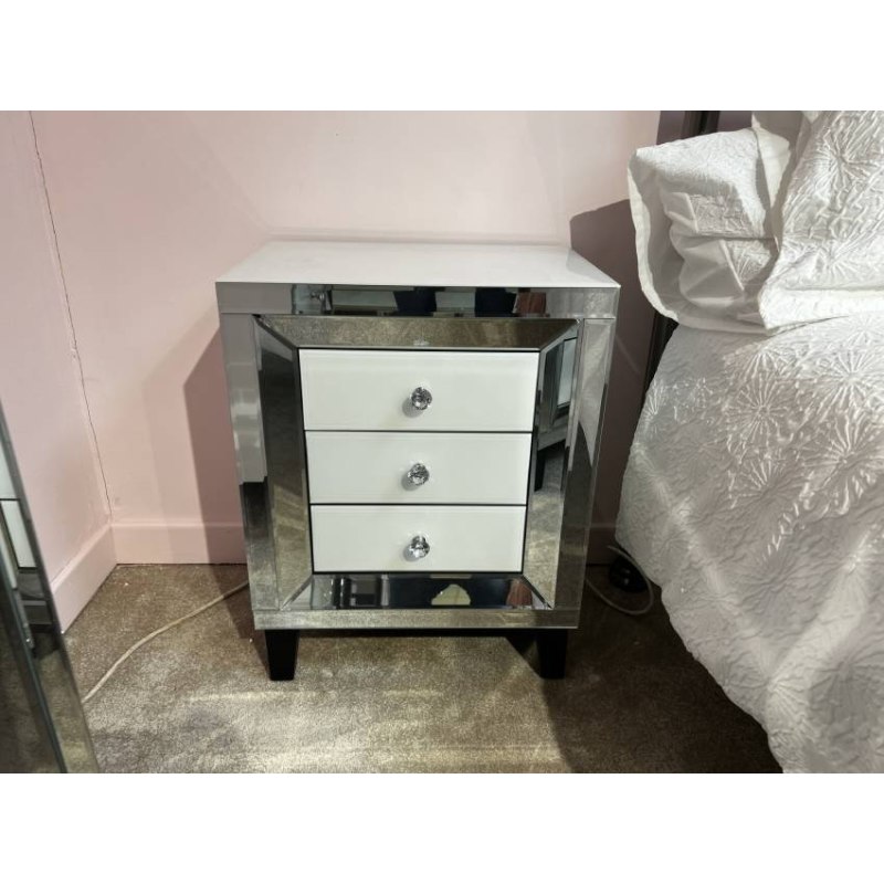 Florence 3 Drawer Bedside Florence 3 Drawer Bedside