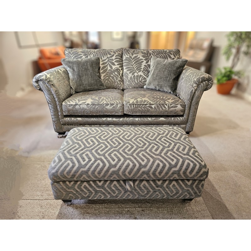 Arabella 2 Seater Sofa With Storage Footstool Arabella 2 Seater Sofa With Storage Footstool