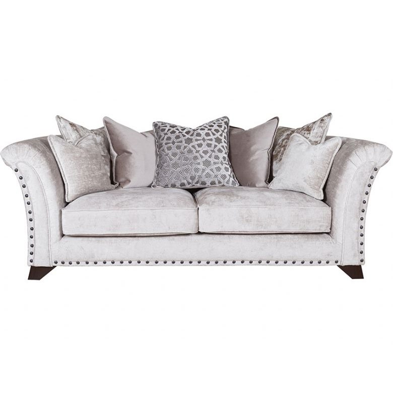 Lana Pillow Back Fabric 3 Seater Sofa Lana Pillow Back Fabric 3 Seater Sofa