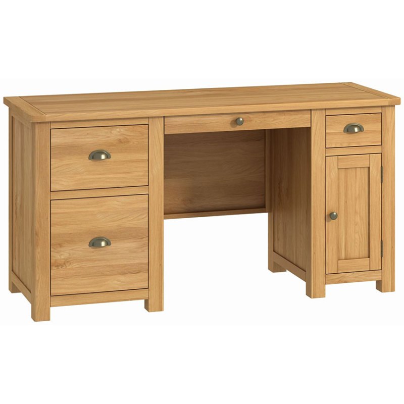 Hunningham Twin Pedestal Desk Hunningham Twin Pedestal Desk