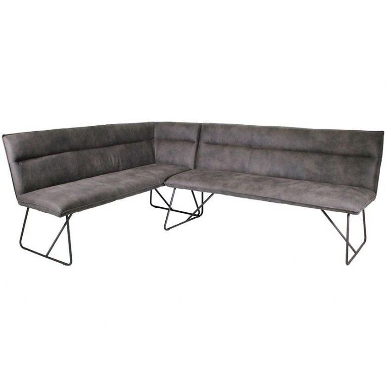 Pecos Left Hand Grey Corner Bench Pecos Left Hand Grey Corner Bench