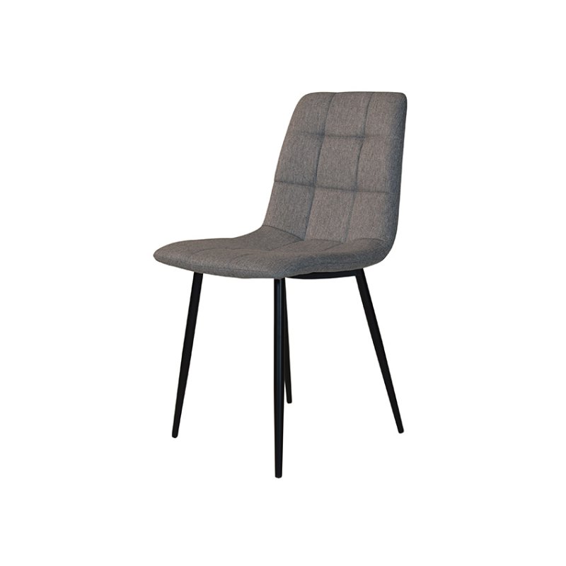 Path Light Grey Chair with Black Leg Path Light Grey Chair with Black Leg