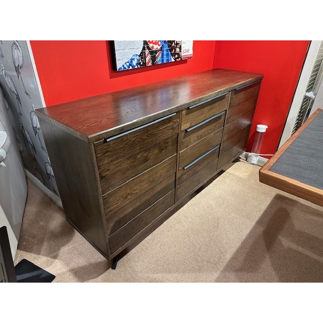 Burwell Dark Sideboard - 2 door & 3 Drawers Burwell Dark Sideboard - 2 door & 3 Drawers