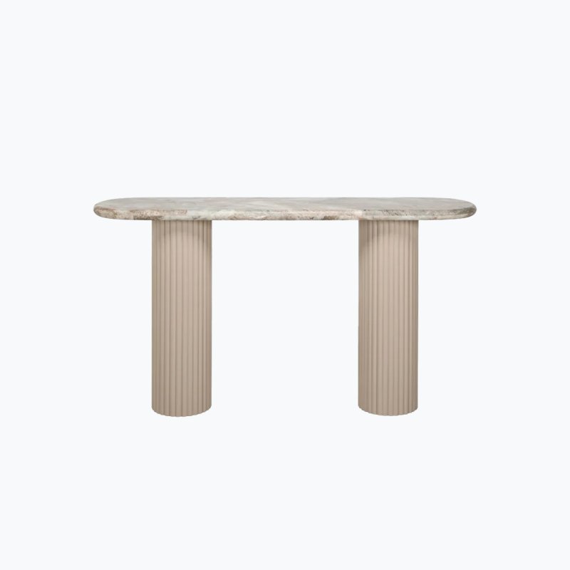 Kingham Beige Console Table Kingham Beige Console Table