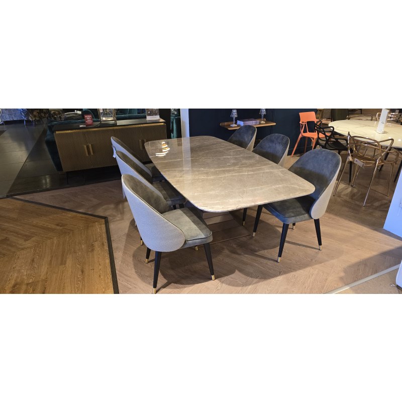 Opera Dining Table with Paros Chairs Opera Dining Table with Paros Chairs